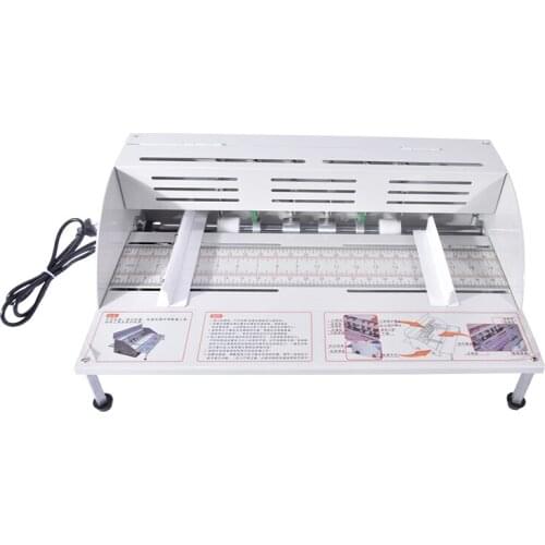 Electric Paper Creasing Machine,220V Book Cover Creasing Cutting And Creasing Machine ,Paper width 460MM