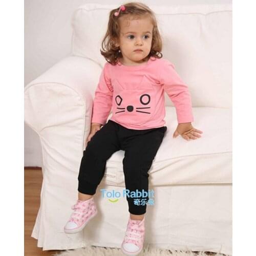 Baby boy girl long sleeve t-shirts baby girl clothes top boys girls clothing spring autumn cotton cute baby cartoon T-shirts