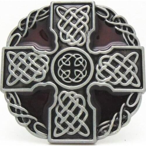 Western cowboy drip oil cross zinc alloy belt accessories unisex birthday gift