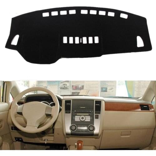 Car Dashboard Cover Mat Pad Dashmat Sun Shade Instrument Carpet Accessories For Nissan Versa Tiida C11 2007 2008 2009 2010 2011