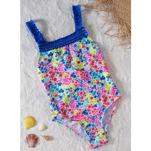 Summer Kids Baby Girl Strawberry Swimsuit Swimwear One-piece Bikini Bathing Suit Beachwear