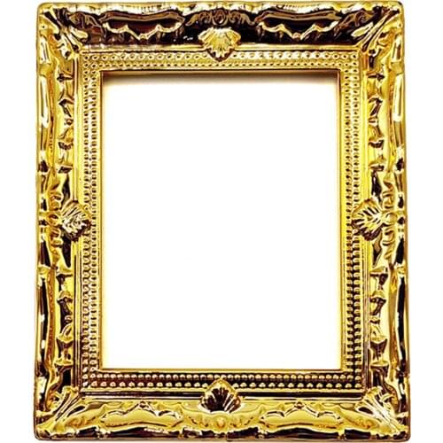 Doll House Miniature Vintage Photo Frame Furniture Decorative Ornament