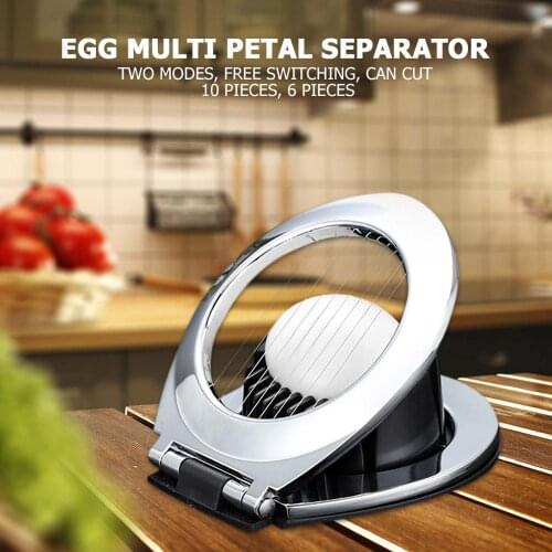 2 Modes Practical Multifunction Household Boiled Egg Cutter Fruit Slicer Kitchen Gadget Tool Egg Cutting Device Dropship