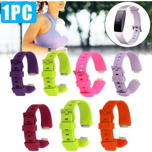 Fashion Colorful Silicone Sports Watch Band Strap For Fitbit Inspire/Inspire HR Smart Watch Replacement Band Strap Accessories