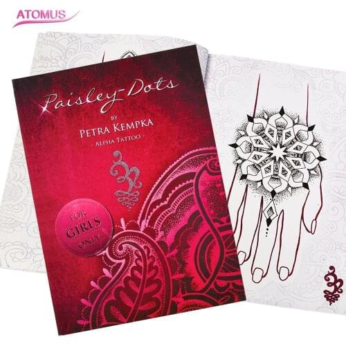 Fashion European And American StyleTattoo Flash & Outline Manuscripts Sketch Book A4 Size Tattoo Supplies For Girls Only