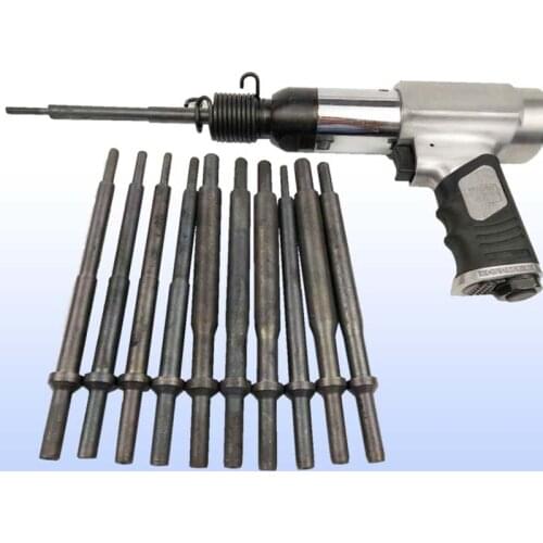 Air Pneumatic Valve Guide, Disassembly Tool, Punch, Air Impact Shovel with Plunger Chip of 5/5, 5, 6/6, 6, 7, 8, 9/9, 5, 10/10