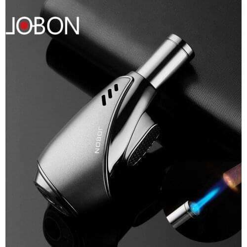 New Original Jobon Spray Gun Blue Jet Flame Cigar Gas Lighter High Termperature Barbecue Welding Strong Fire Lighter Accessories