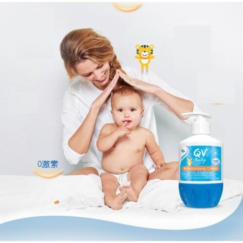 QV Baby Skin Care Moisturizing Bath Cream Hand Foot Lotions 250g Long Lasting Relieve Dry Areas Eczema Dermatitis Psoriasis