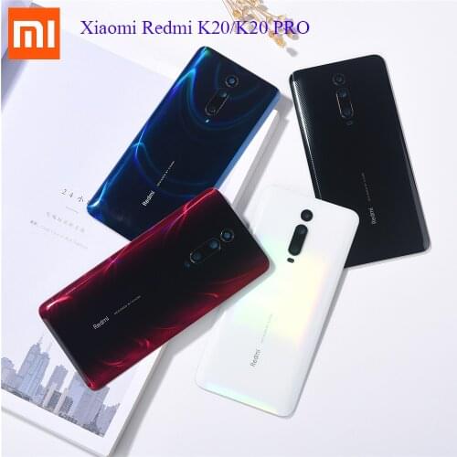 Original Xiaomi Mi 9T Pro Back Battery Cover Rear Glass Door Housing Case For Redmi K20 Mi 9T Replace Parts +Camera Lens Sticker