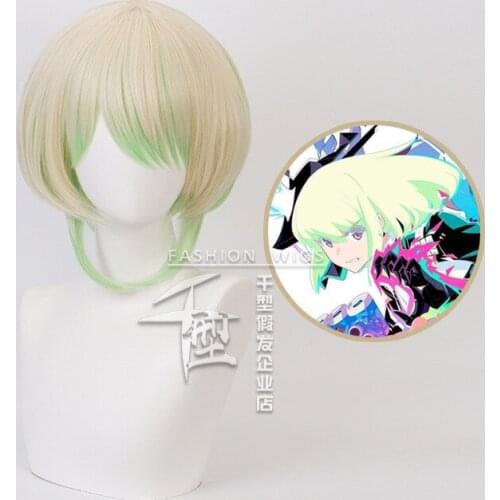 PROMARE Mad Burnish Lio Fotia 35cm Short Straight Heat Resistant Synthetic Hair Anime Cosplay Wig + Wig Cap