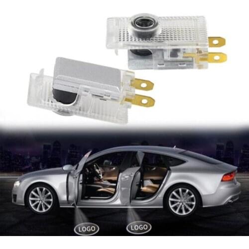 JURUS 2PCS Car Door Opening Warning Led Lights For Saab 9-3 2003-2012 9-5 1998-2011 Ghost Shadow Welcome Courtesy Projector Lamp