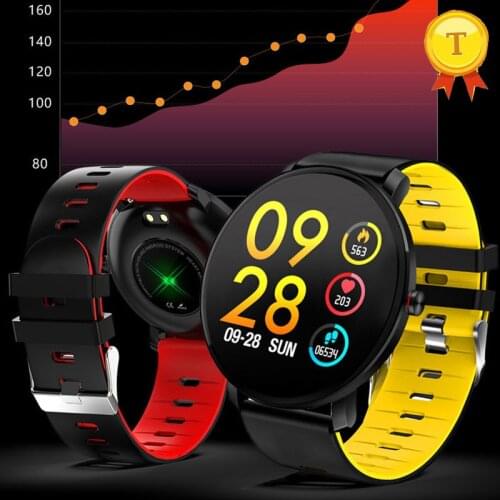 2019 Smart bracelet color screen heart rate blood pressure monitoring ip68 waterproof big screen message reminder smart bands