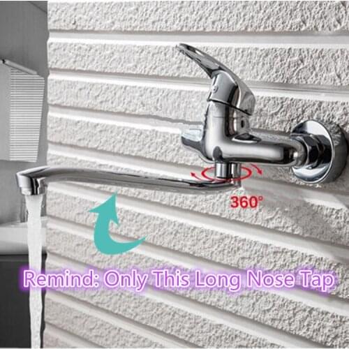 New Arrival Shower Faucet For Bathroom Long Nose Outlet 20/25/30/35/40cm Kitchen Faucets Accessories 360 Rotate Stainless Steel