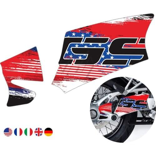 Motorcycle USA Italy Flag Reflective Decal Case for BMW R1200GS R1250GS GS Adventure 2004-2013