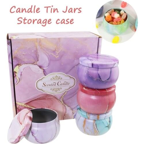 1 Pcs Candle Tin Jars DIY Candle Making kit Holder Storage case for Dry Storage Spices Camping Party Favor and Sweets Gifts