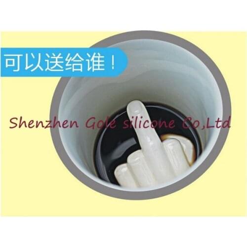48pcs/lot Middle Finger Cup Ceramic Cup Fack Strange New Creative Personality Middle Finger Mug Funny Mug Gift