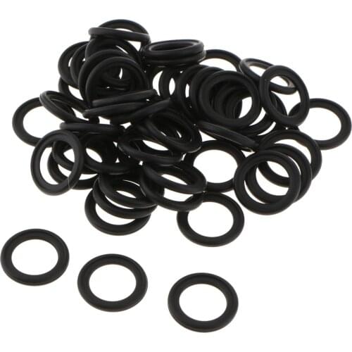 50Pcs 14mm Oil Drain Plug Crush Washer Gaskets For Ford F75Z-6734-AA