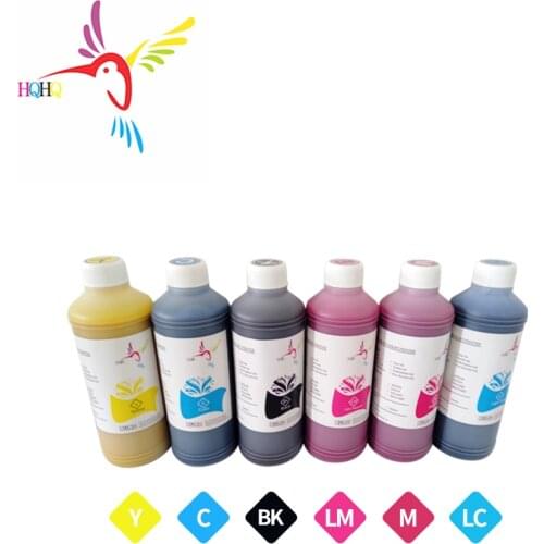 6 Colors/Set 500ml Dye Ink Bulk Refill For HP Designjet 5000/5500/ 130/120/120nr High Quality Water Based Compatible Cartridge