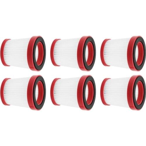 6Pcs for Xiaomi Deerma VC01 Handheld Vacuum Cleaner Accessories Replacement Filter Portable Dust Collector Aspirator