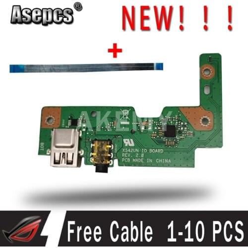 Akemy FOR Asus VivoBook FL8000U A580U A580B X542BA X542URR X542UQR X542UN USB Audio usb board Cable test good