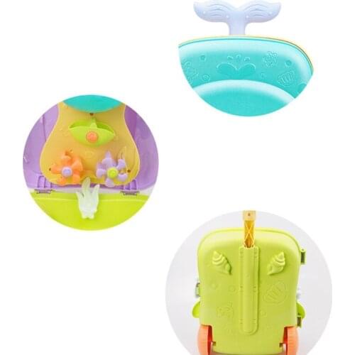 Sandbox Toy with Watering Pot Interactive Beach Game Sand Toy Suitcase for Kid Summer Beach Toy Sand Pack Accessories 69HE