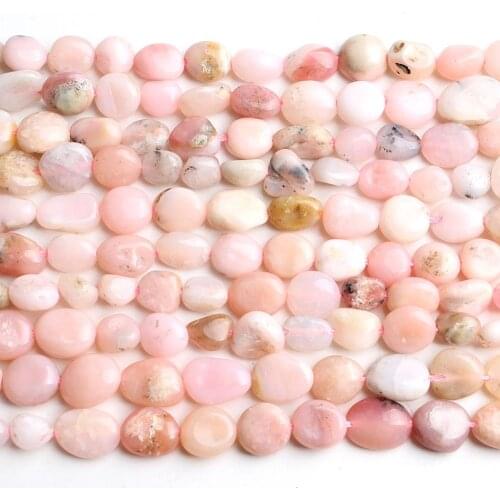 6-8mm Irregular Natural Pink Opal Stone Beads Loose Beads for Accessories Jewellery Making Bracelet Loose Beads15'' Strand