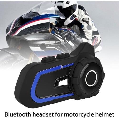 CS-1412 Motorcycle Helmet Headset Bluetooth 5.1 IP67 Waterproof Wireless Intercom Hands-free Telephone Call Kit Stereo