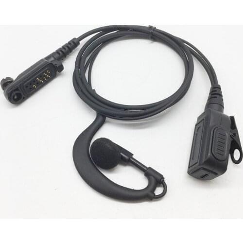 Honghuismart earhook headphone collar clamp PTT 7pins for Hytera PD600 PD680 X1p,X1e digital walkie talkie