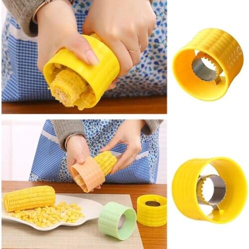Corn Thresher Durable Stainless Steel Cob Remover Grain Stripper Maize Kerneler Separator Tools Kitchen Gadgets Home Accessories