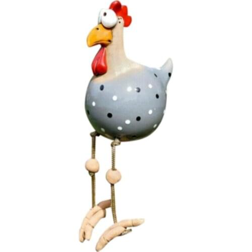 Chicken Garden Decoration Animal Figurine Art Statue Ornament Home Desk Decorative Craft for Indoor Outdoor Decoration