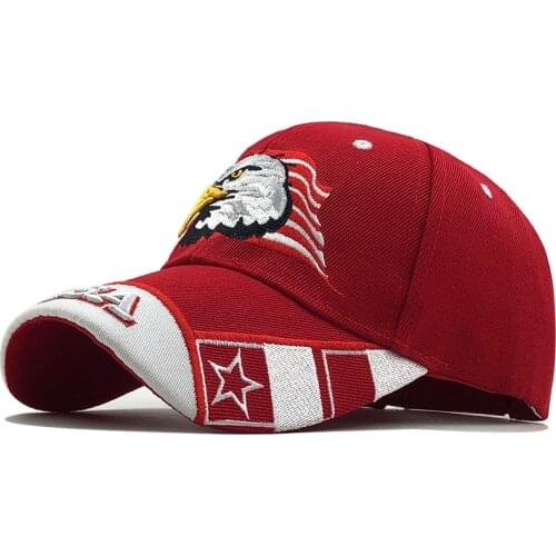 Hot fishing Cap USA Flag Eagle Embroidery Baseball Cap Snapback Caps Casquette Hats Fitted Casual Gorras Dad Hats For Men Women