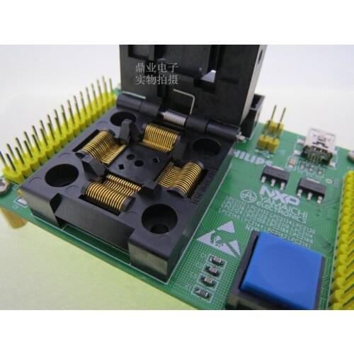 LQFP64 LPC2131/2136/2114/2109/2146/2119 Burn-in Socket gold plating IC testing seat Test Socket test bench