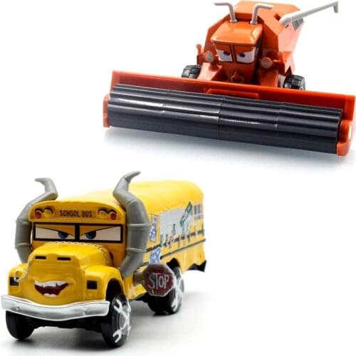 Disney Pixar Cars 3 Miss Fritter Cal Jackson Storm Dinoco Cruz Ramirez 1:55 Diecast Metal Toys Model Car Birthday Gift For Kids