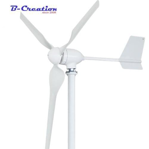 Strong power 800W 12v 24v 48v Wind Turbine Generator + 800w Wind Controller / 1300w Wind Solar Hybrid Controller for Home use