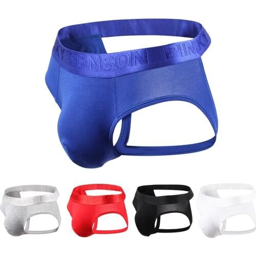 Sexy Men Underwear Jockstrap Gay Penis Pouch Men Thong Tanga Hombre Sexy Gay Thongs Men Jockstrap T Back