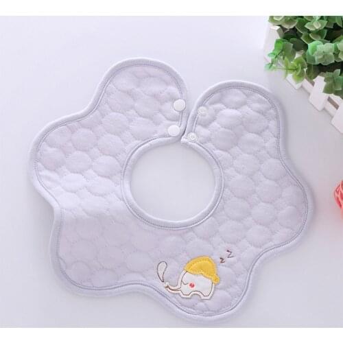Hailo Best Quality Baby Bibs Waterproof Cotton Cartoon Embroidery Washable Bandana Infant Feeding Bibs Newborn Boy Girl Stuff