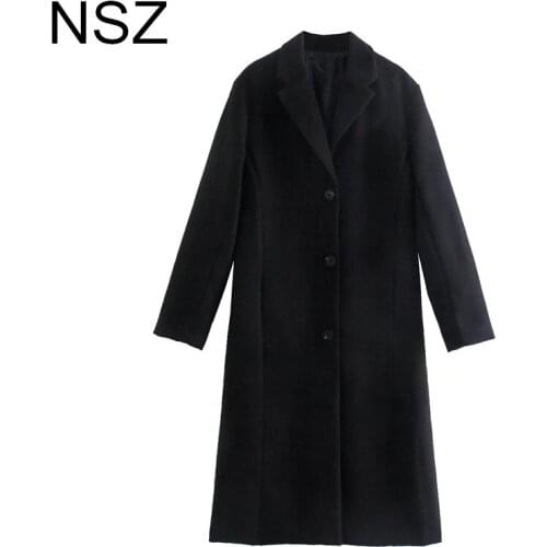 Женские прямые пальто NSZ China At AliExpress