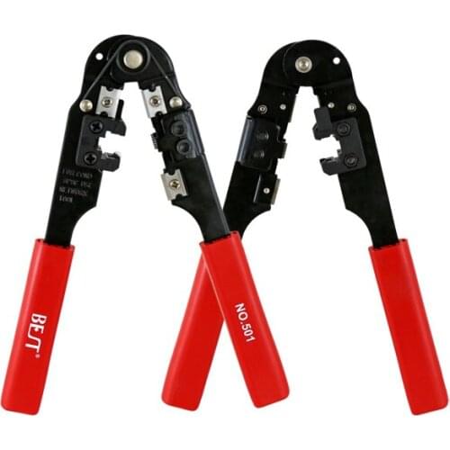 BST-501 Ethernet Network Cable Crimper Crimping Stripper Wire Cutter