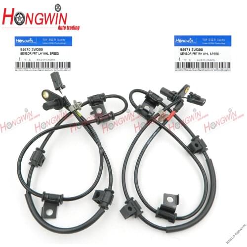 Genuine NO.: 95670-3W300 95671-3W300 Front Right&Left New ABS Wheel Speed Sensor For Kia Sportage 11-16 956703W300 956713W300
