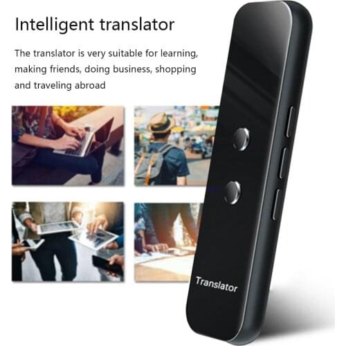 Portable G6 Smart Voice Speech Translator Two-Way Real Time 70 Multi-Language Translation For Learning Travelling Business Meet