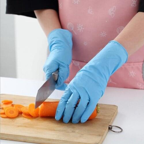 100 PCS Latex food-grade gloves Disposable Gloves Latex Dishwashing/Kitchen/Work/Rubber/Garden Gloves cocina