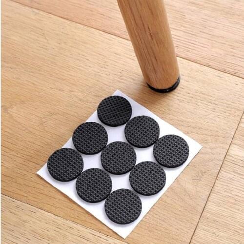 Furniture Pads Self Adhesive Furniture Grippers Rubber Feet Couch Stoppers Bumpers Noise Reduction for Chair Table Legs Floor