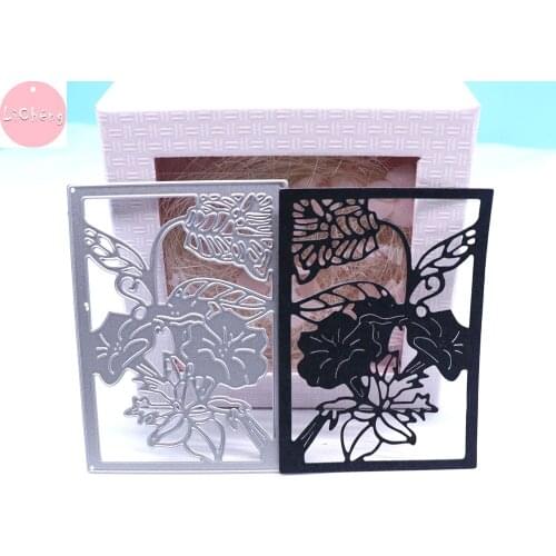 Flower Background Die Stamps for Scrapbooking Photo Album Stencil Embossing Folder Craft Slimline Card Die Stamps Card Making