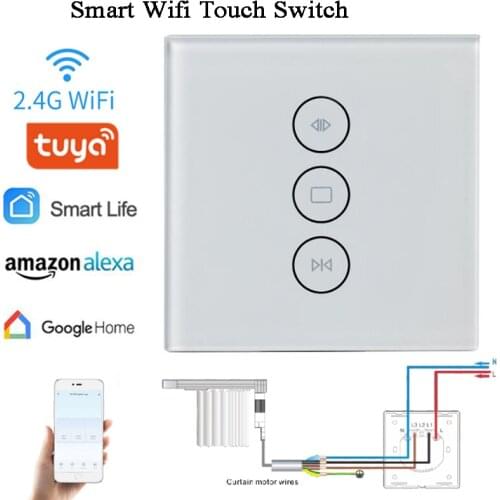 Wifi Smart Curtain Roller Shutter Blind switch Tuya Alexa Google Home Window Chain opener operator Linear Acutator Voice control