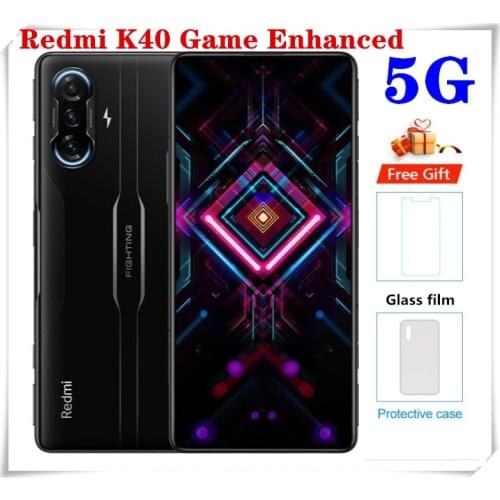 Original Global Version Redmi K40 Game Enhanced NFC 8GB+256GB Smartphone Dimensity 1200 6.67" 64MP 5065mAh 5G Mobile phone