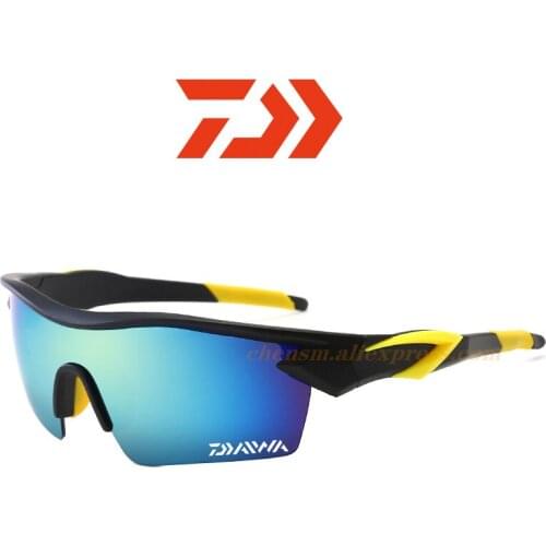 Daiwa Fashion Classic Cycling Sunglasses Men Women Sports Outdoor Beach Fishing Travel Colorful Sun Glasses UV400 Goggles