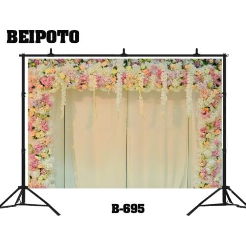 BEIPOTO Wedding backdrop for photography bridal shower baby photo background vintage flower party decor booth stuido props