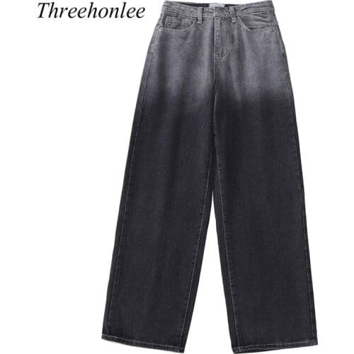 Женские прямые джинсы Threehonlee China At AliExpress