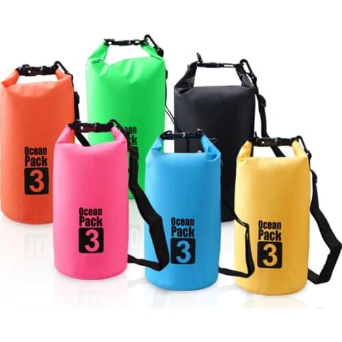 3L Waterproof Water Resistant Dry Bag Sack Storage Pack Pouch Swimming Outdoor Kayaking Canoeing River Trekking Boating