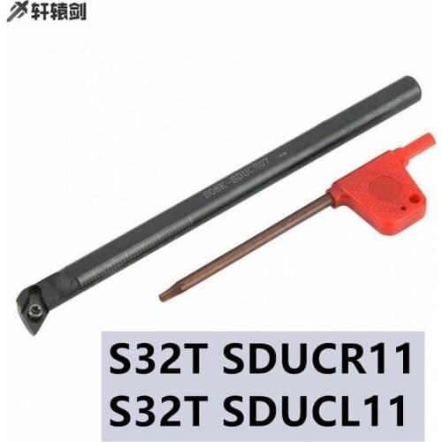 1PC S32T SDUCR11 SDUCL11 CNC Lathe Tool Internal Turning Holder DCMT11T3